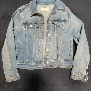 Old Navy Kids Blue Denim Jacket (Medium)